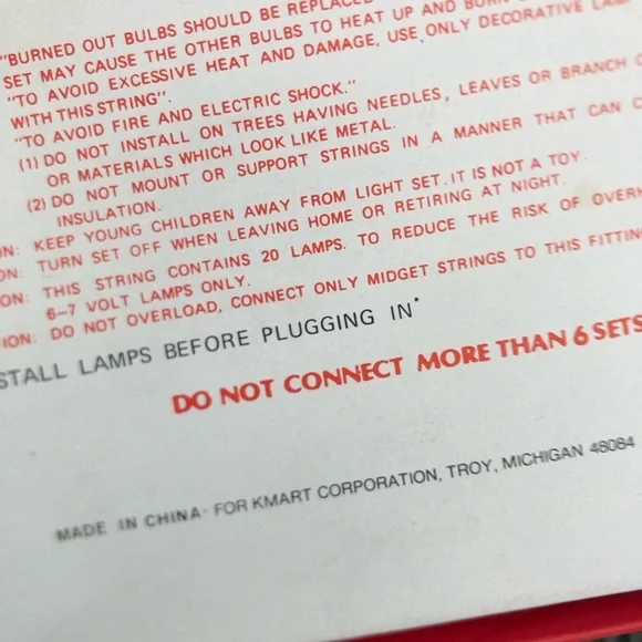 Vtg Multicoloured String Lights - Picture 10 of 13